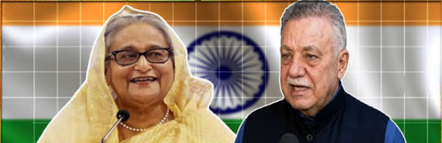 শেখ হাসিনার বক্তব্য প্রসঙ্গে ভারতের স্পষ্ট বার্তা: ‘বেসরকারি আয়োজন, সরকারের সম্পৃক্ততা নেই’ শেখ হাসিনার বক্তব্য প্রসঙ্গে ভারতের স্পষ্ট বার্তা: ‘বেসরকারি আয়োজন, সরকারের সম্পৃক্ততা নেই’
