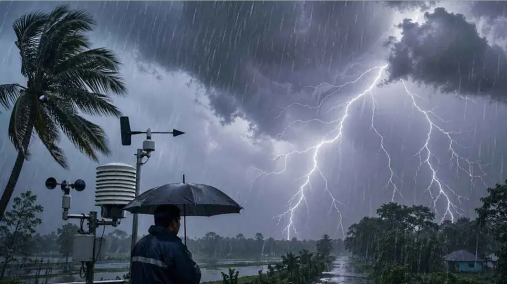 সারাদেশে টানা ৫ দিন বজ্রসহ ভারী বৃষ্টির পূর্বাভাস